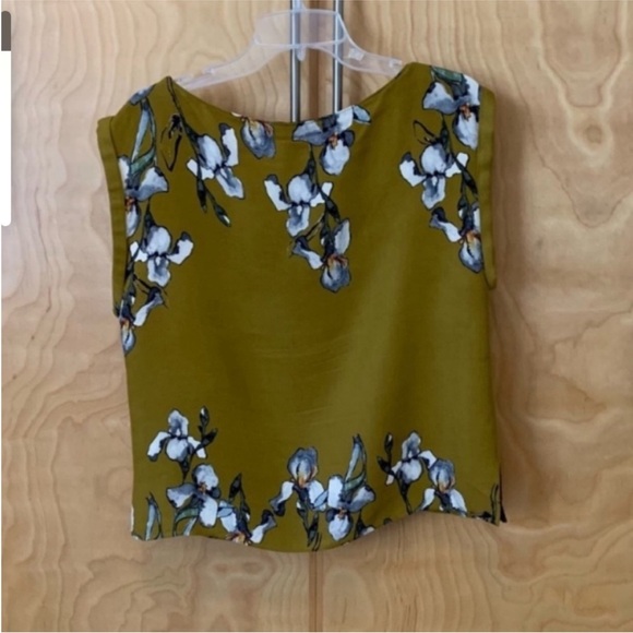 Zara Green Sleeveless Boxy Blouse size M - Picture 5 of 8